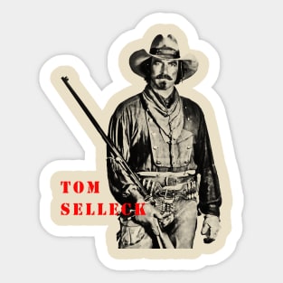 tom selleck visual art Sticker